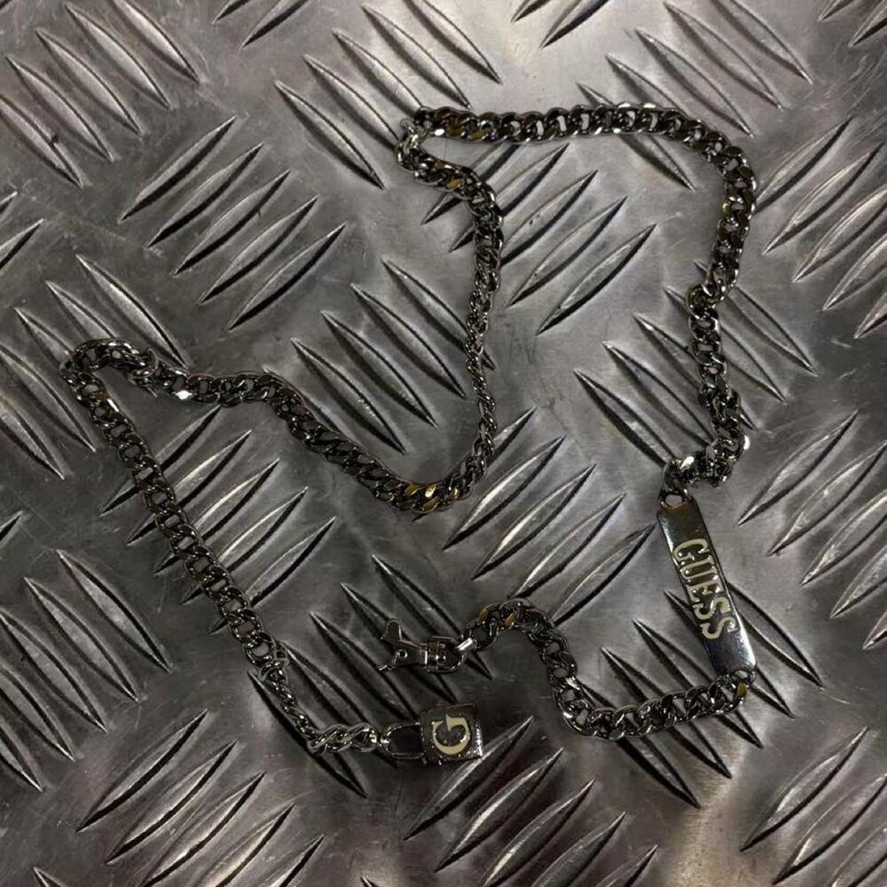 Vintage guess chain belt